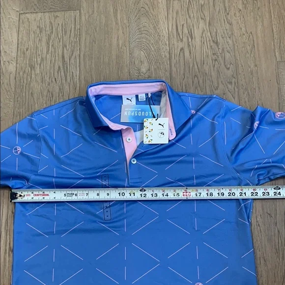 NWT PUMA X Arnold Palmer Golf Performance Polo Shirt Men’ Medium - Picture 6 of 10